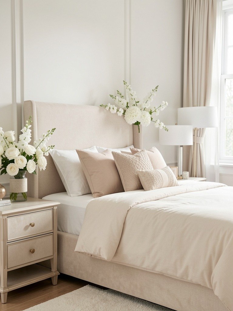 Display Fresh White Florals