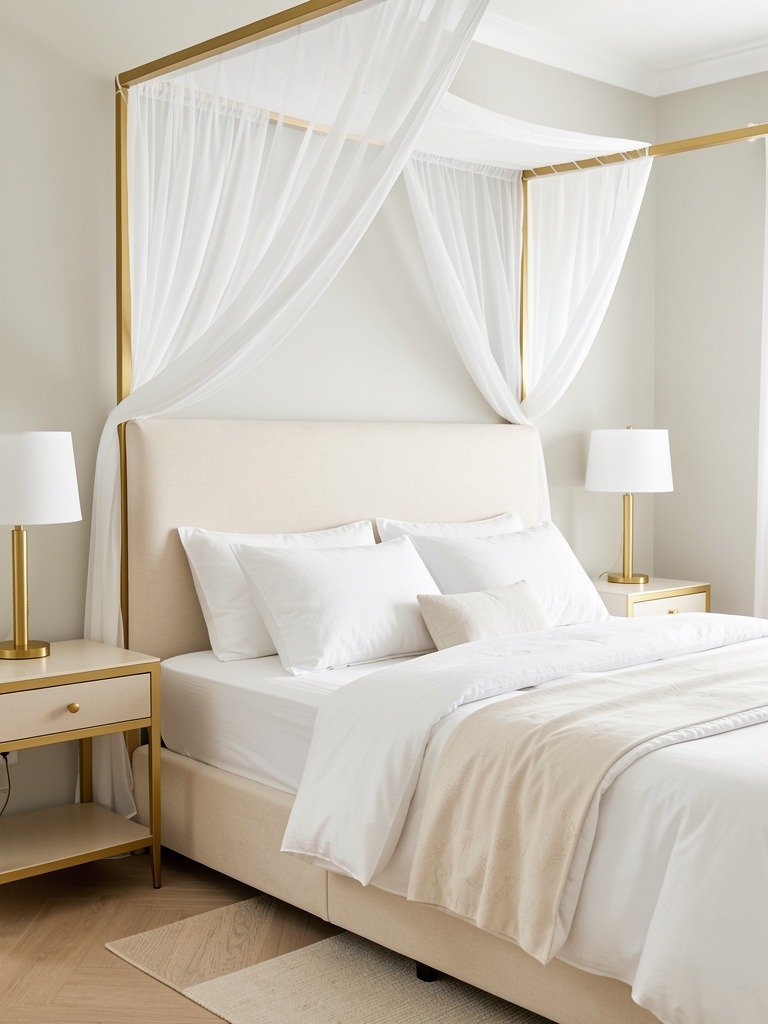 Drape Sheer White Fabric