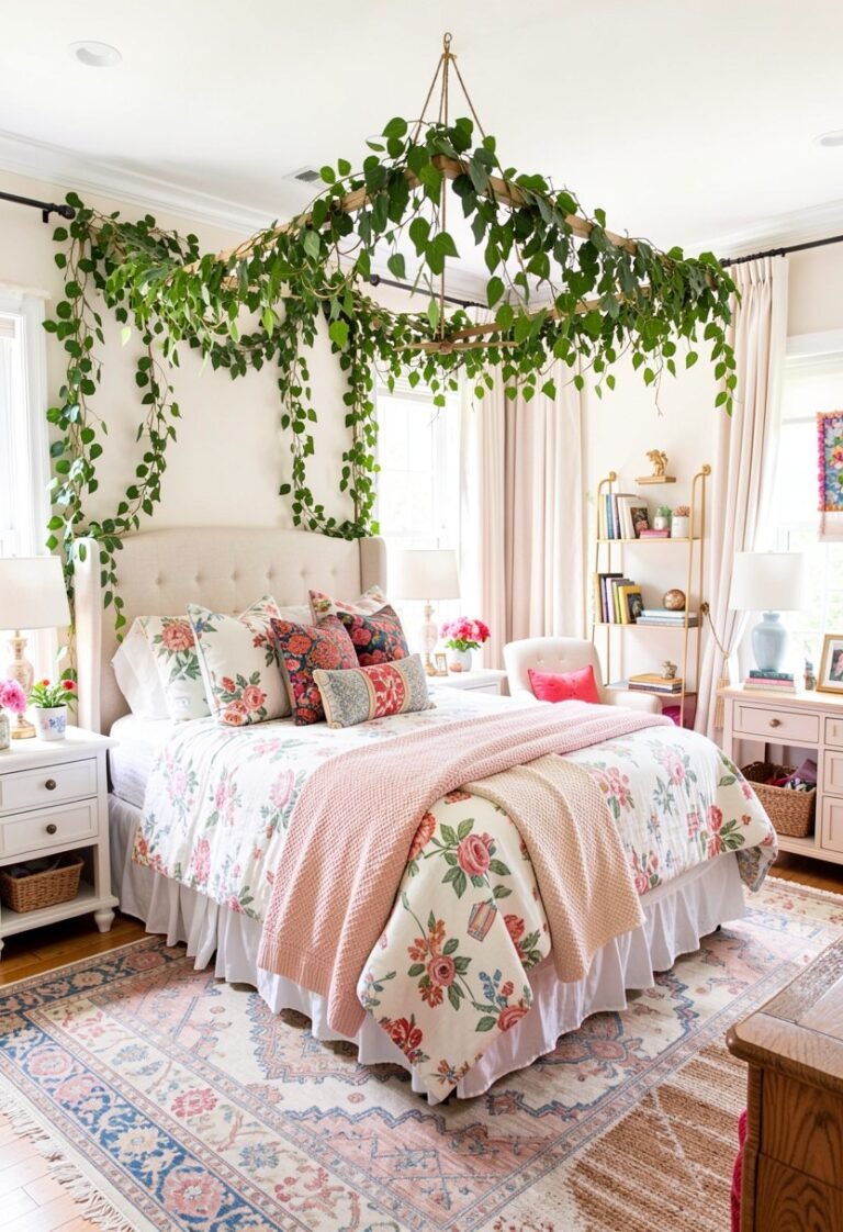 Drape Vines Over Your Headboard