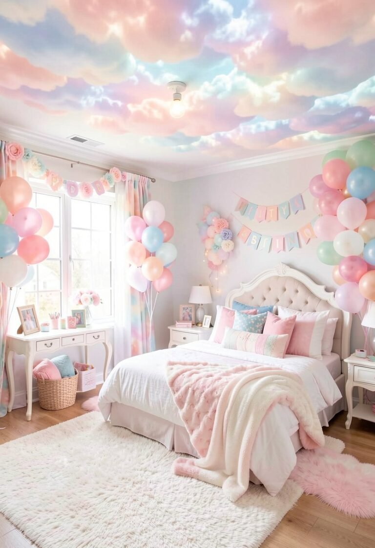 Dreamy Cloud Ceiling Effect