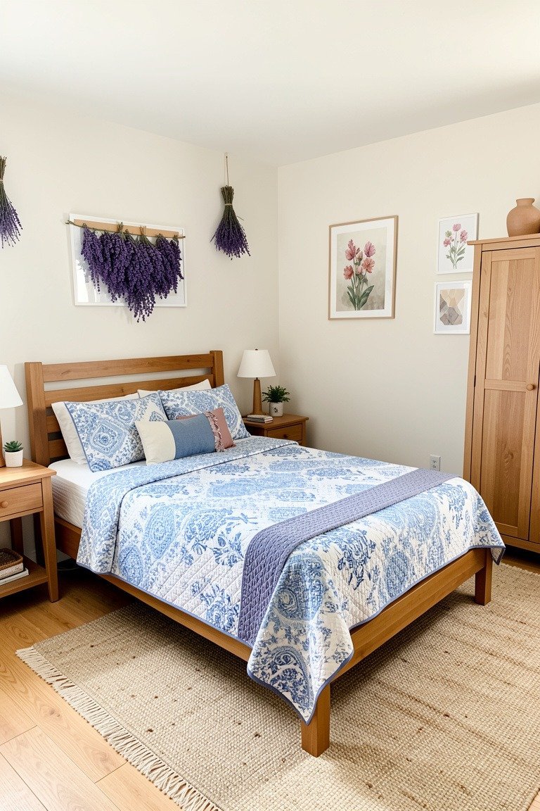 Dried Lavender Door Garlands