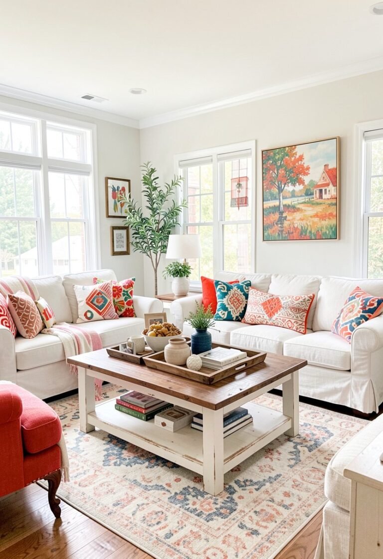 Farmhouse Wooden Trays for Coffee Tables