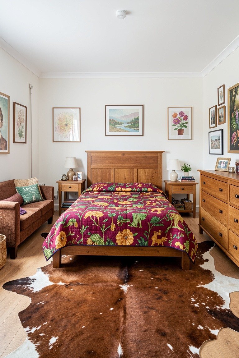 Faux Animal Hides On Floors