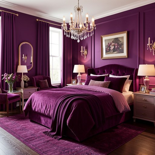 10 plum bedroom decor ideas
