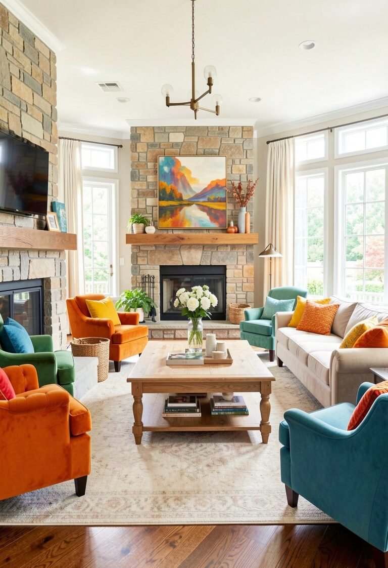 Floating Furniture in the Center