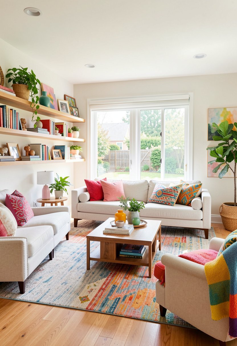 Floating Shelves Save Floors