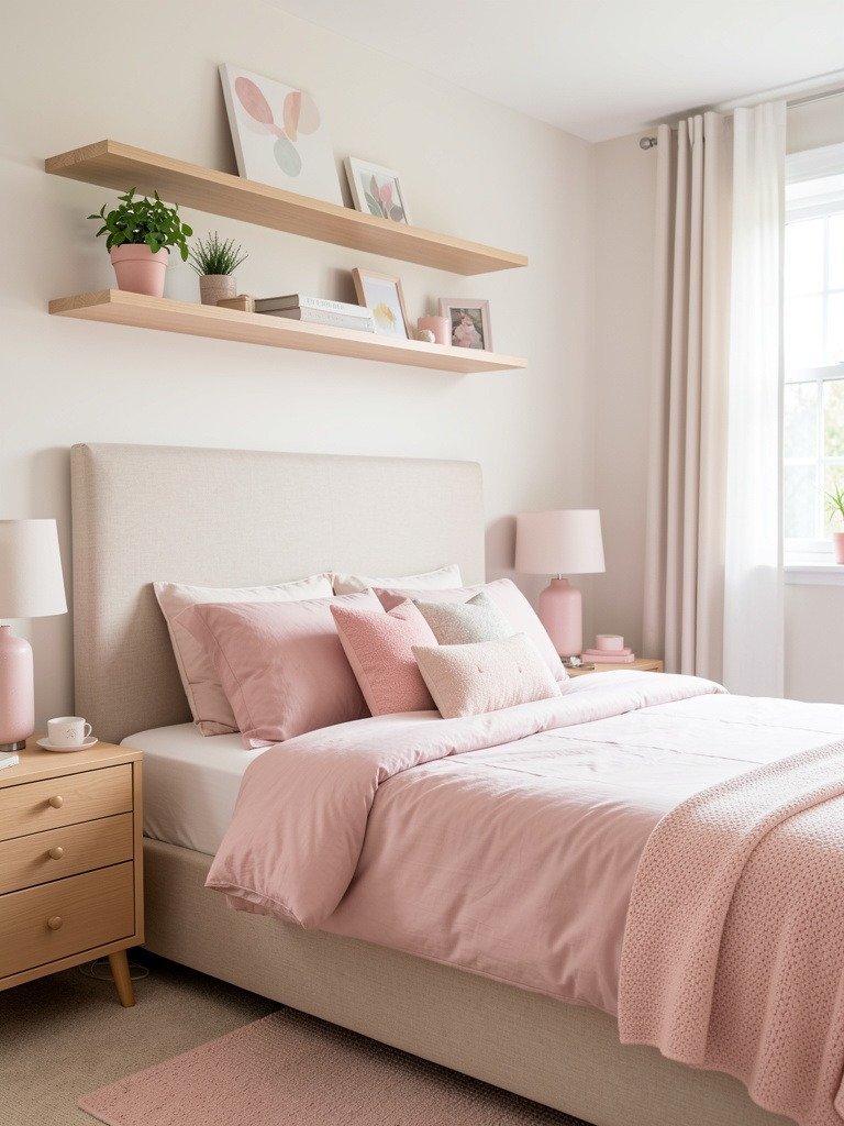 Floating Shelves Save Space
