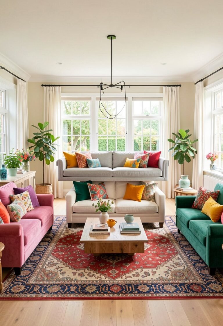 Floating the Sofa in the Center
