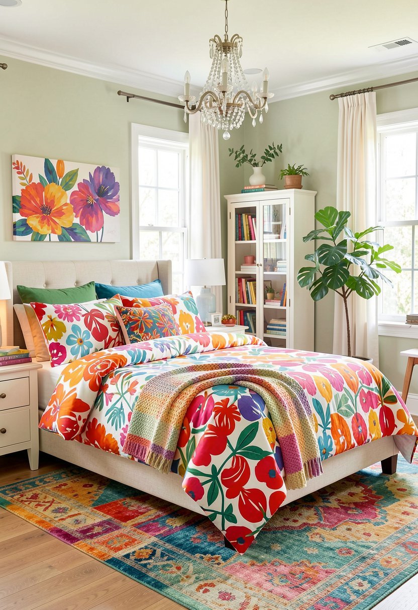 Fresh Bedding with Bold Patterns