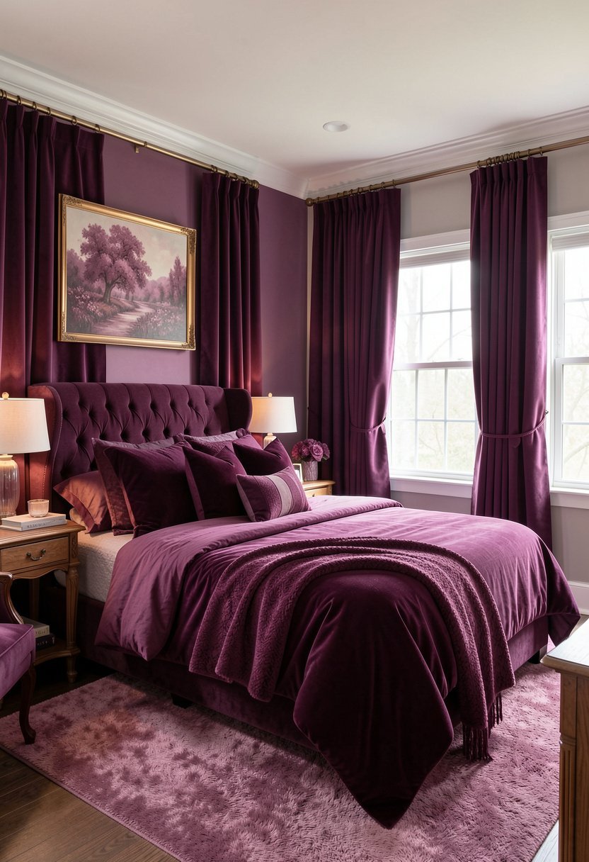 Get Dark Plum Curtains