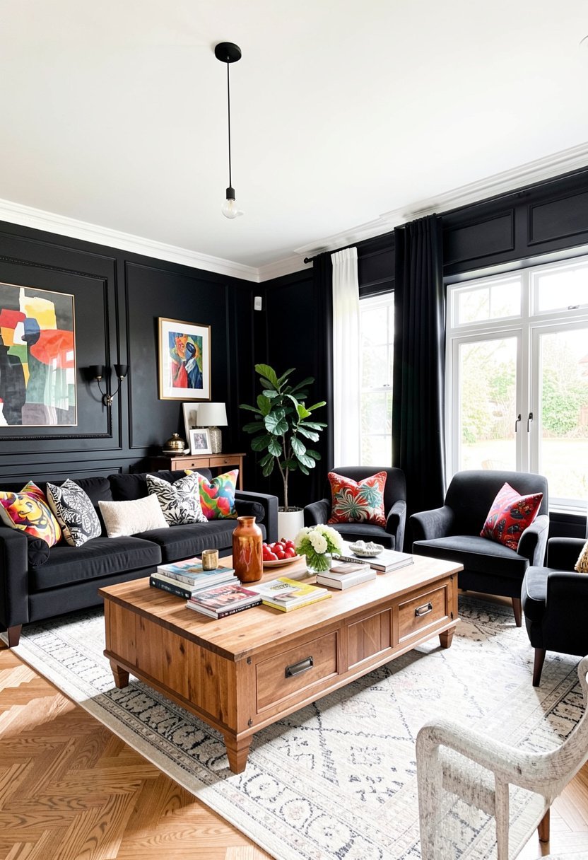 Go Big with Black Walls