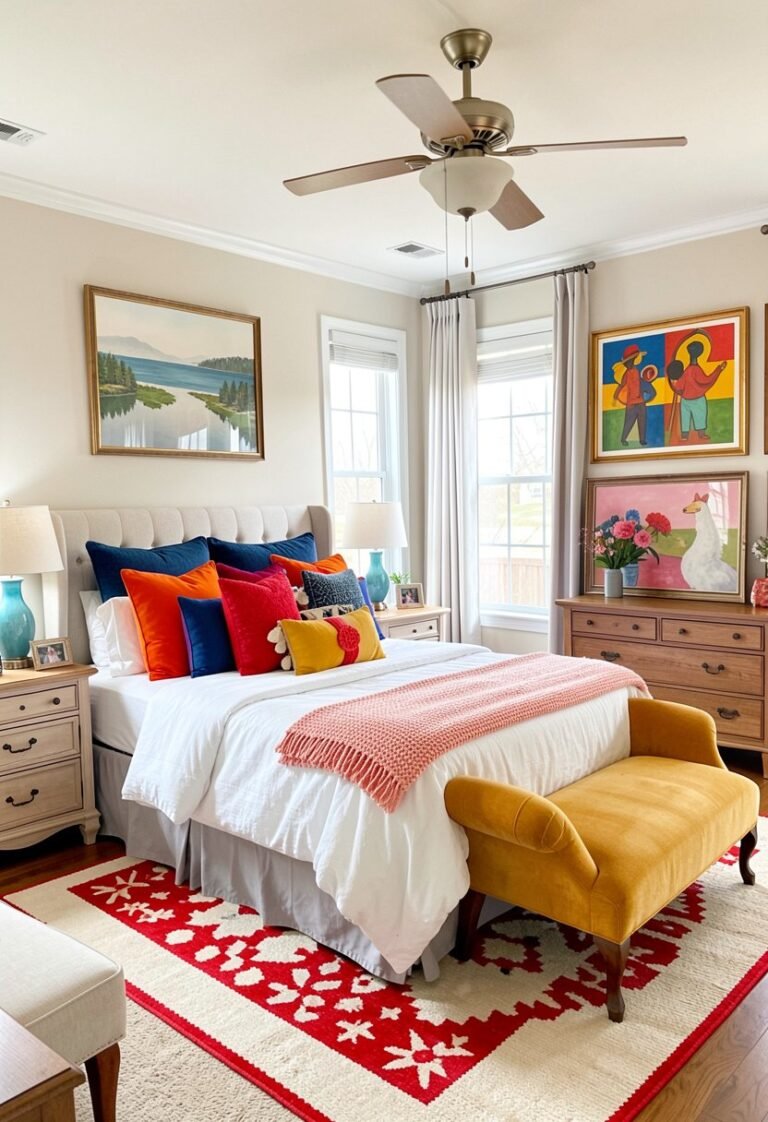 Go Big with Bold Pillows