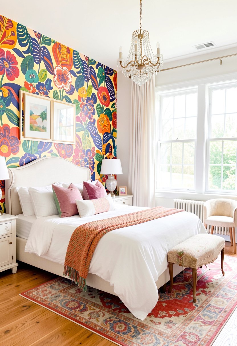 Go Big with Bold Wallpaper