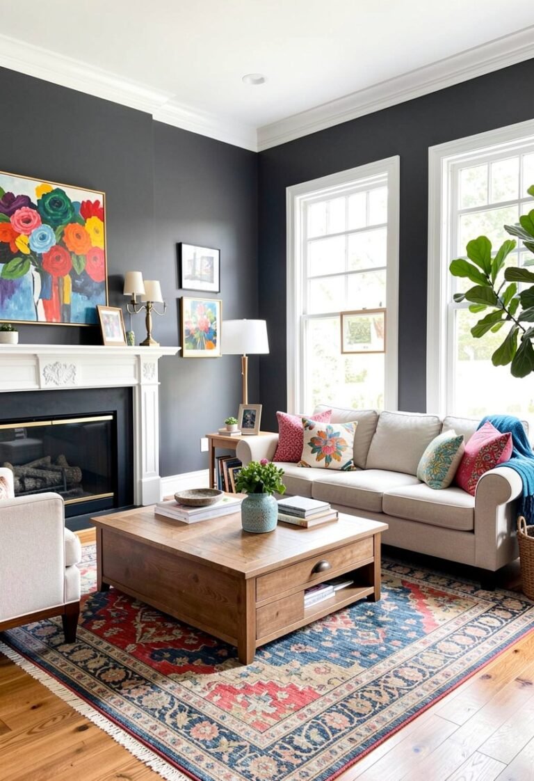 Go Big with Deep Charcoal Paint