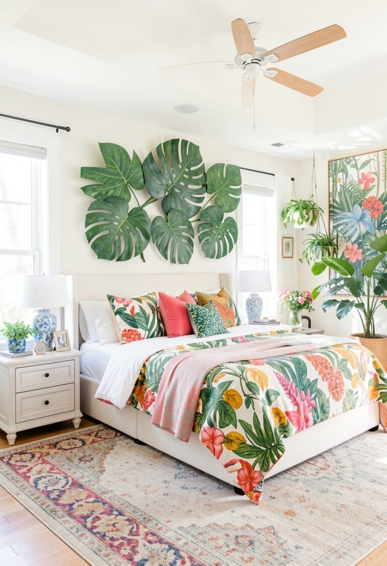 Go Big with Oversized Leaf Art