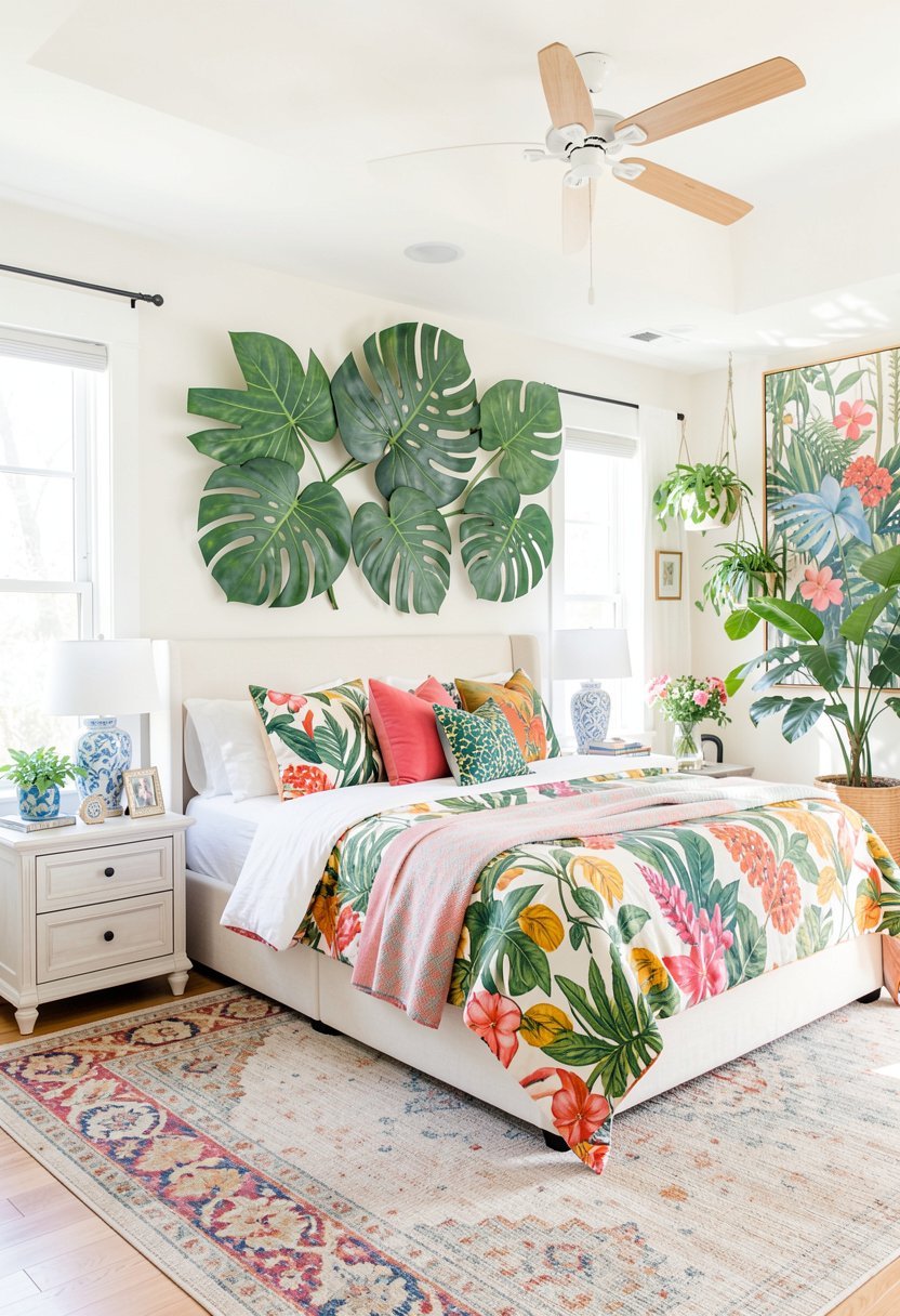 Go Big with Oversized Leaf Art