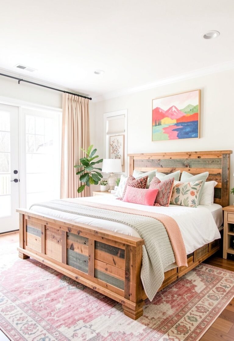 Go Big with Reclaimed Wood Beds