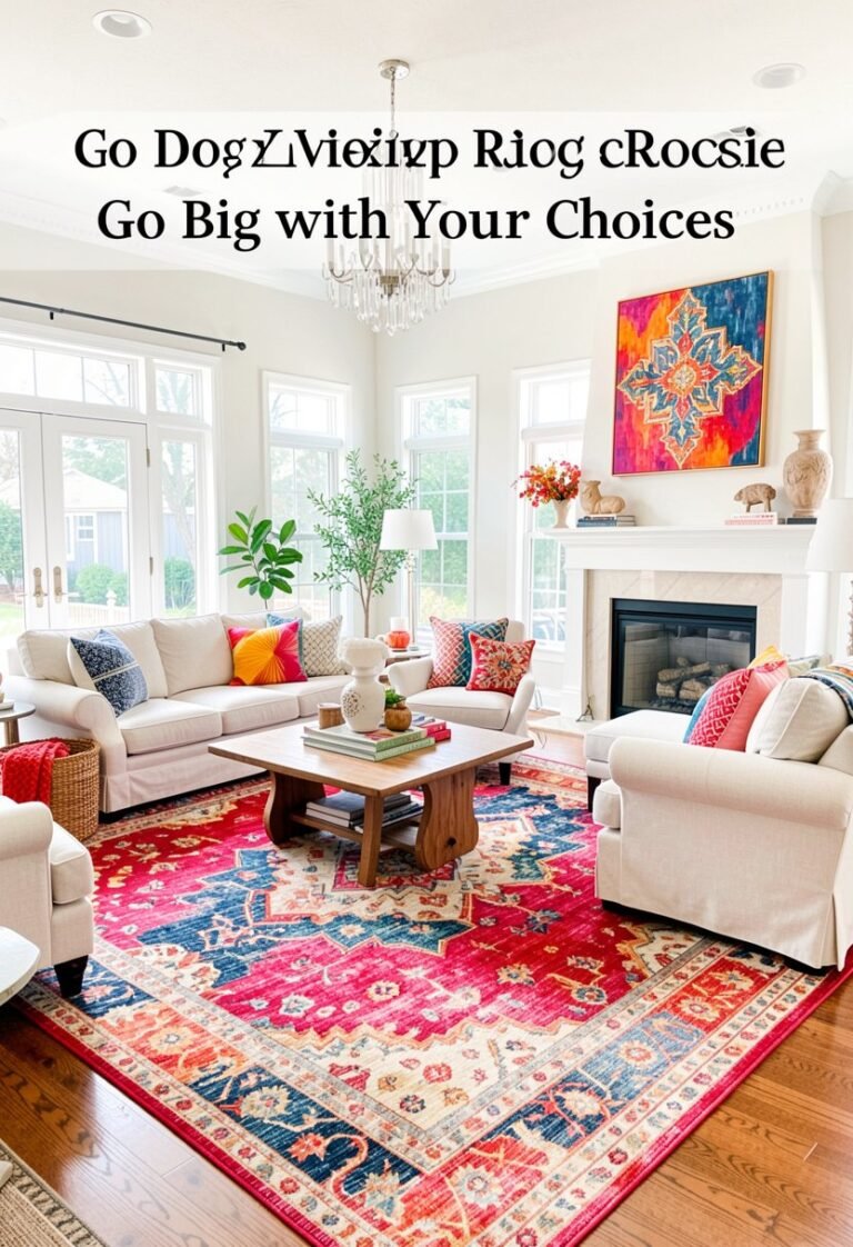 Go Big with Your Rug Choices