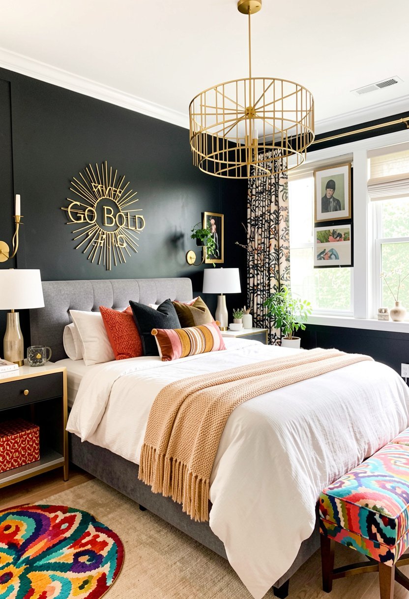 Go Bold with Gold Metal Accents