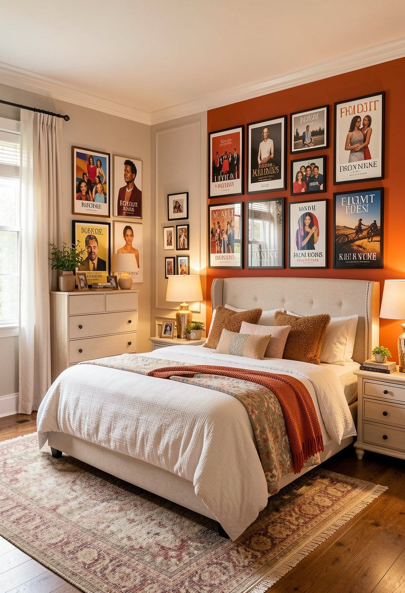 Group Posters Near Furniture