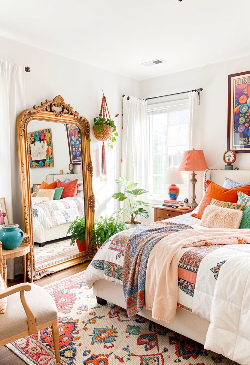 Hang a Big Floor Mirror