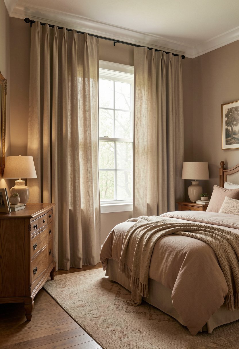 Hang Heavy Linen Curtains