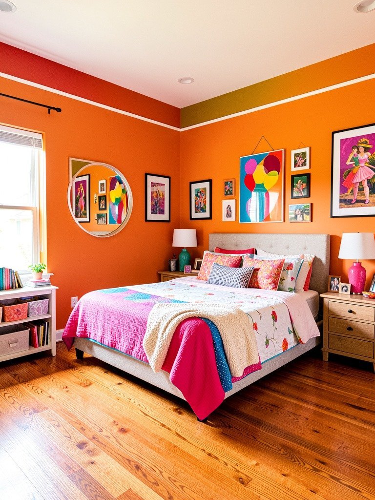 Hang Mirrors to Reflect Color