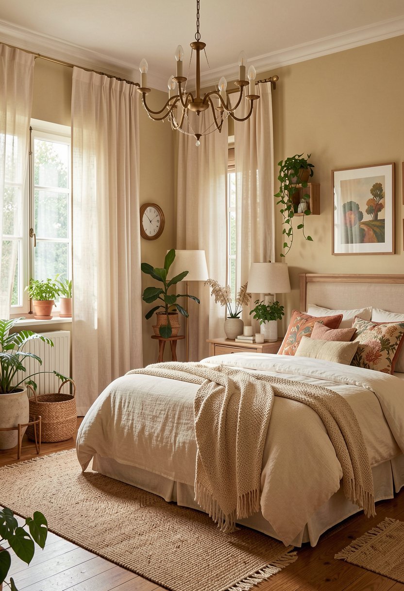 Hang Raw Cotton Curtains