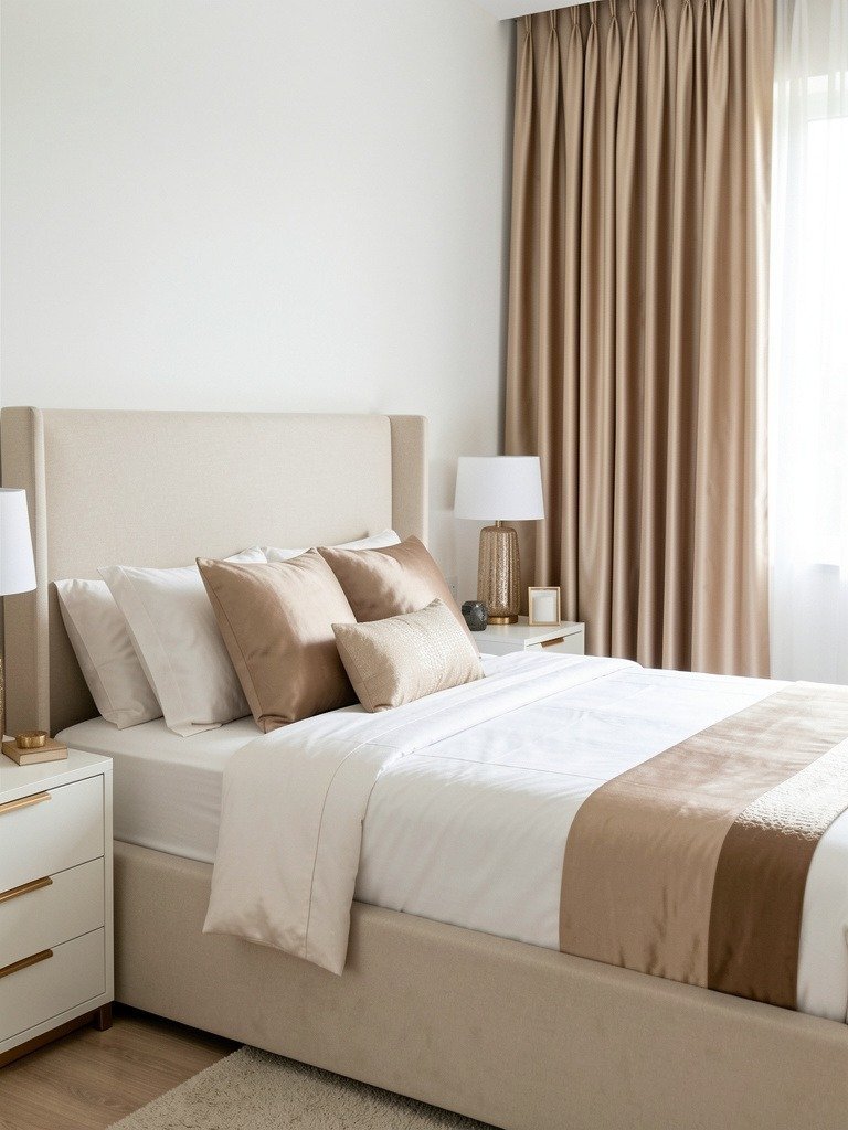 Hang Silk Floor Curtains