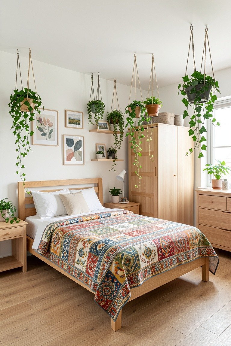 Hang Small Potted Ivy Plants
