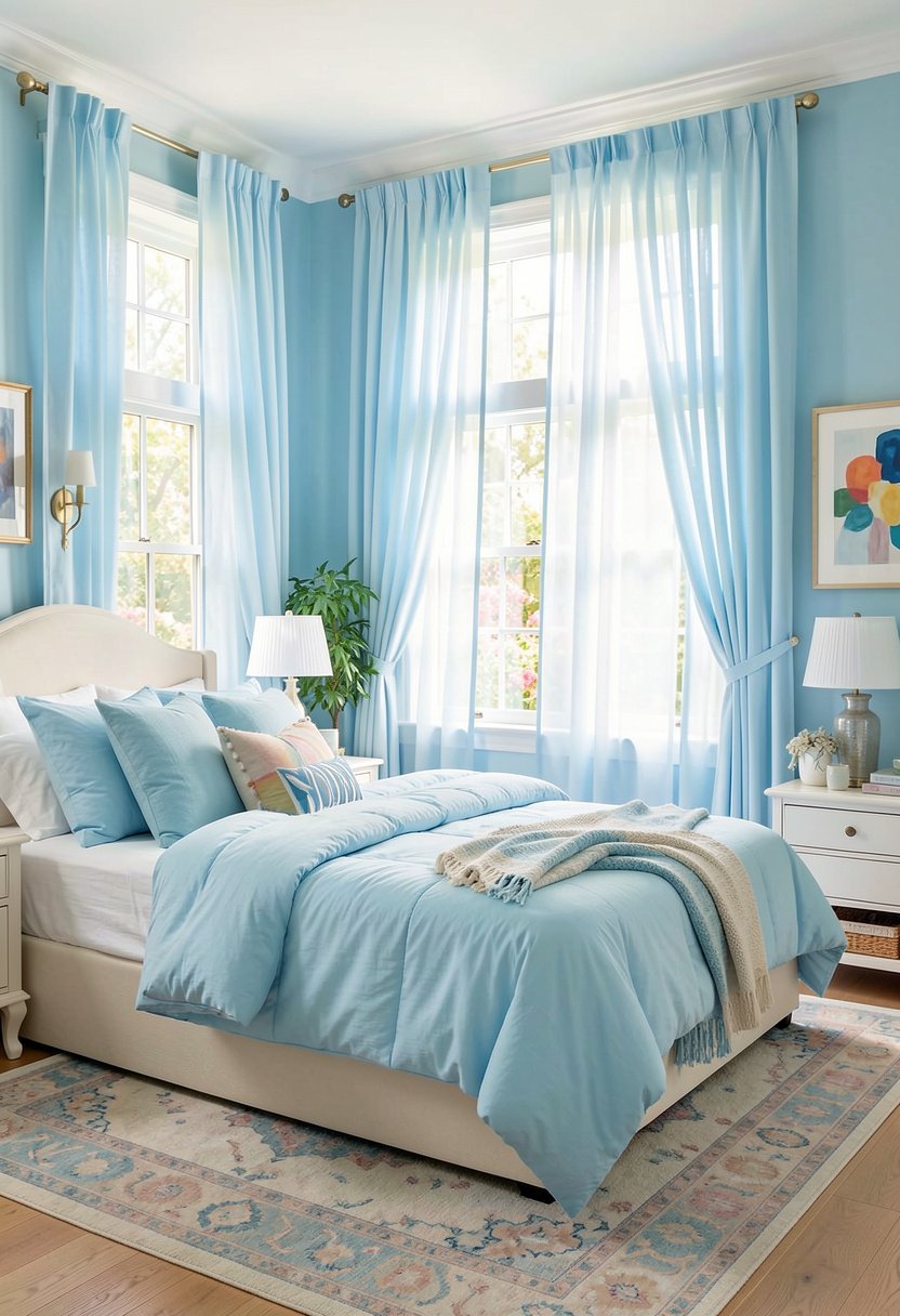 Hang Soft Sheer Curtains