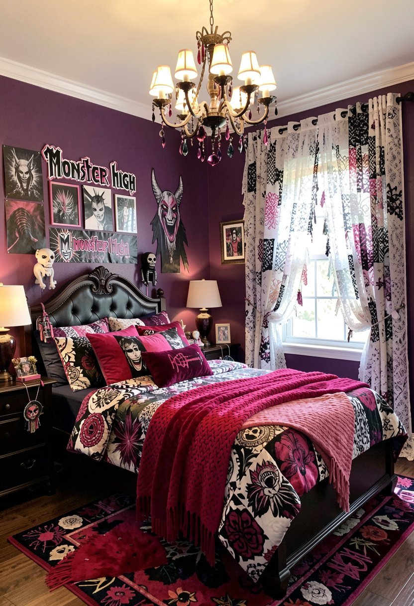 Hang Up Tattered Lace Curtains