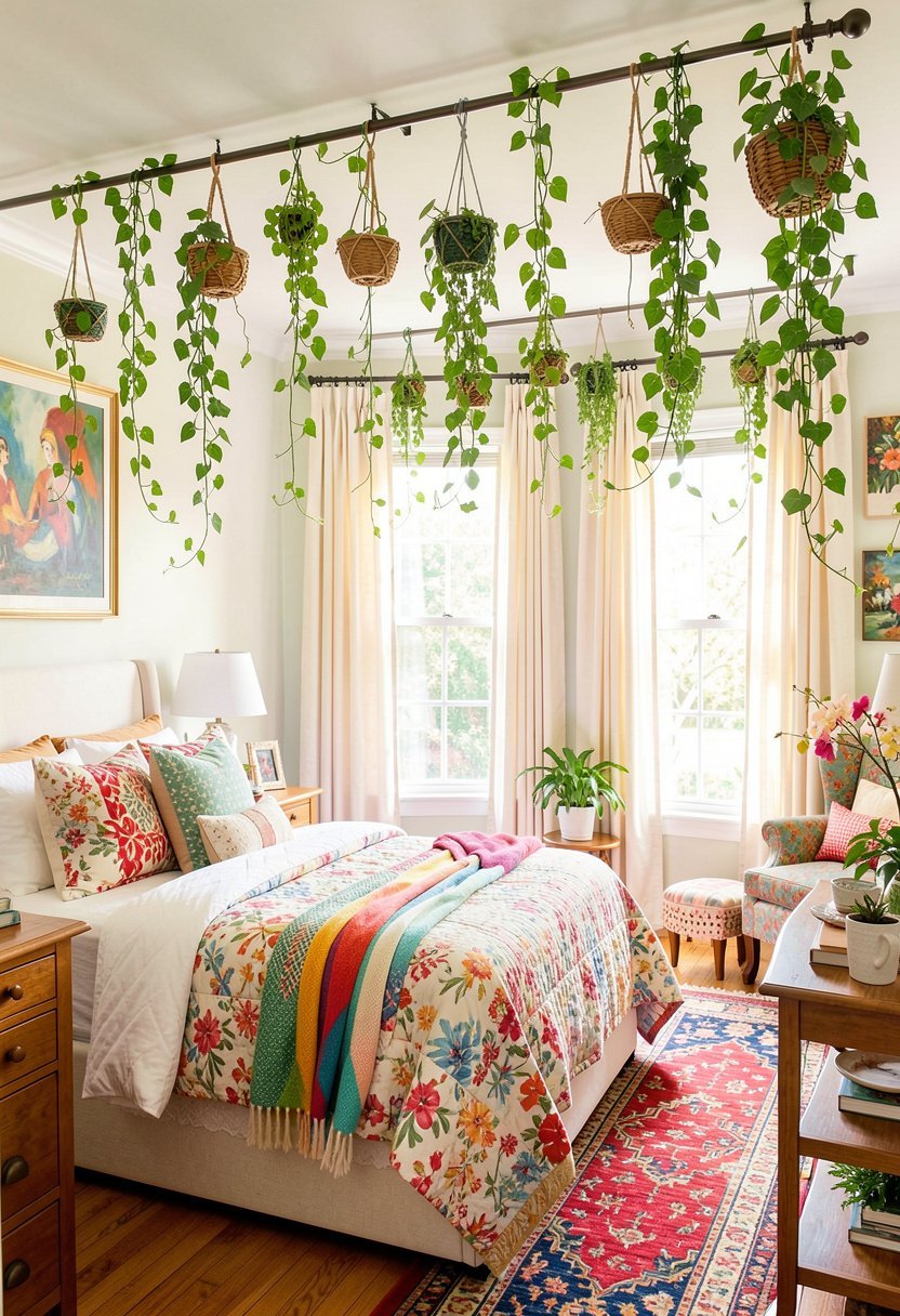 Hang Vines From Your Curtain Rod