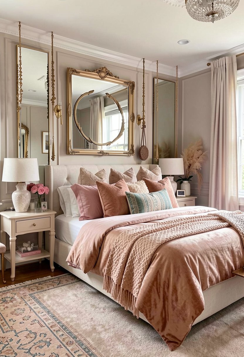 Hanging Mirrors Above the Bed