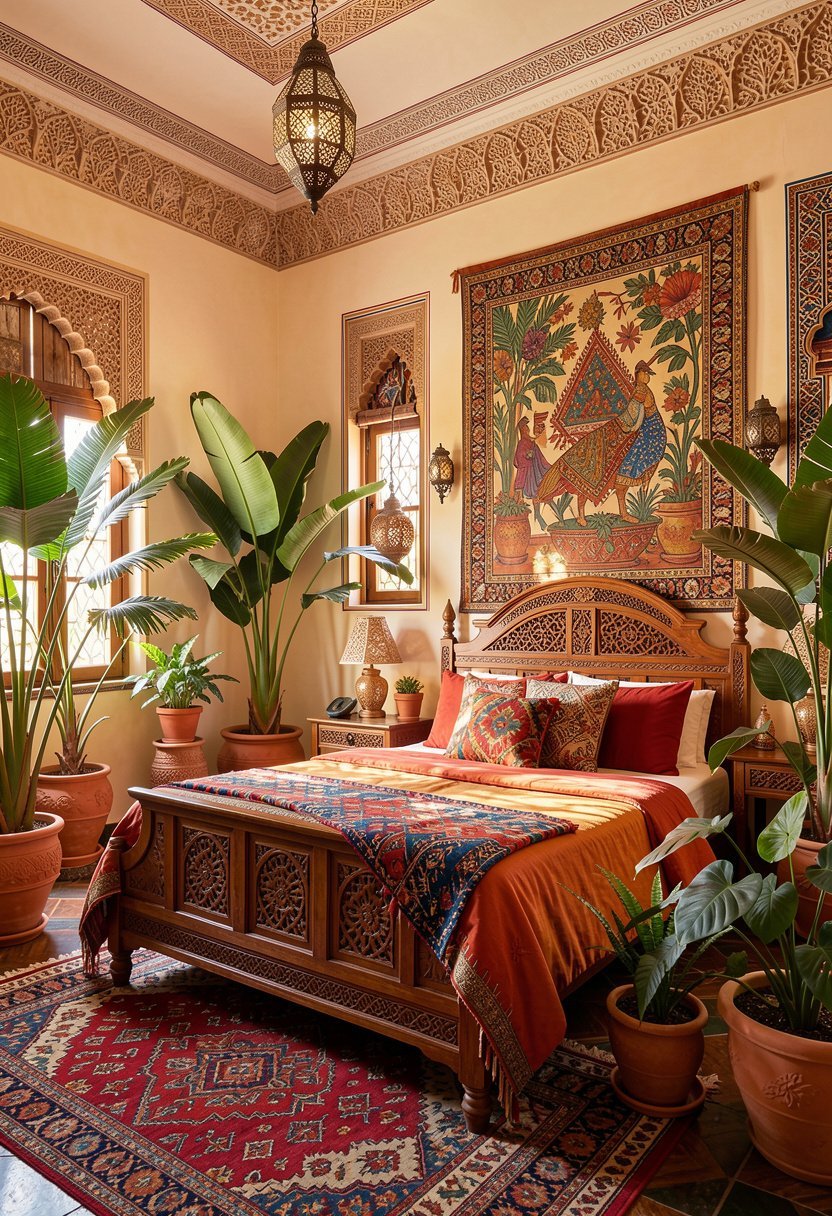 Incorporate Potted Exotic Plants