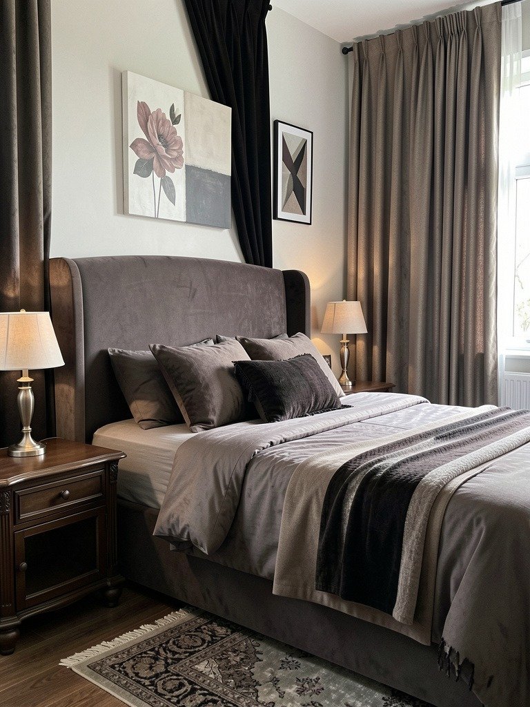Install Heavy Floor Drapes