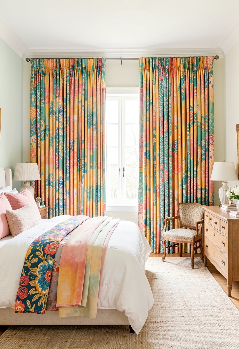 Install Long Curtains Near the Ceiling
