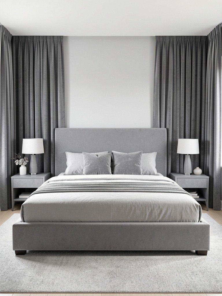 Install Thick Velvet Curtains