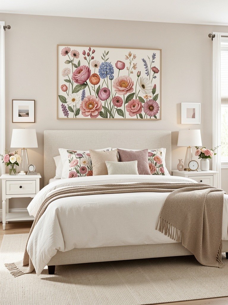Keep Floral Wall Art Consistent