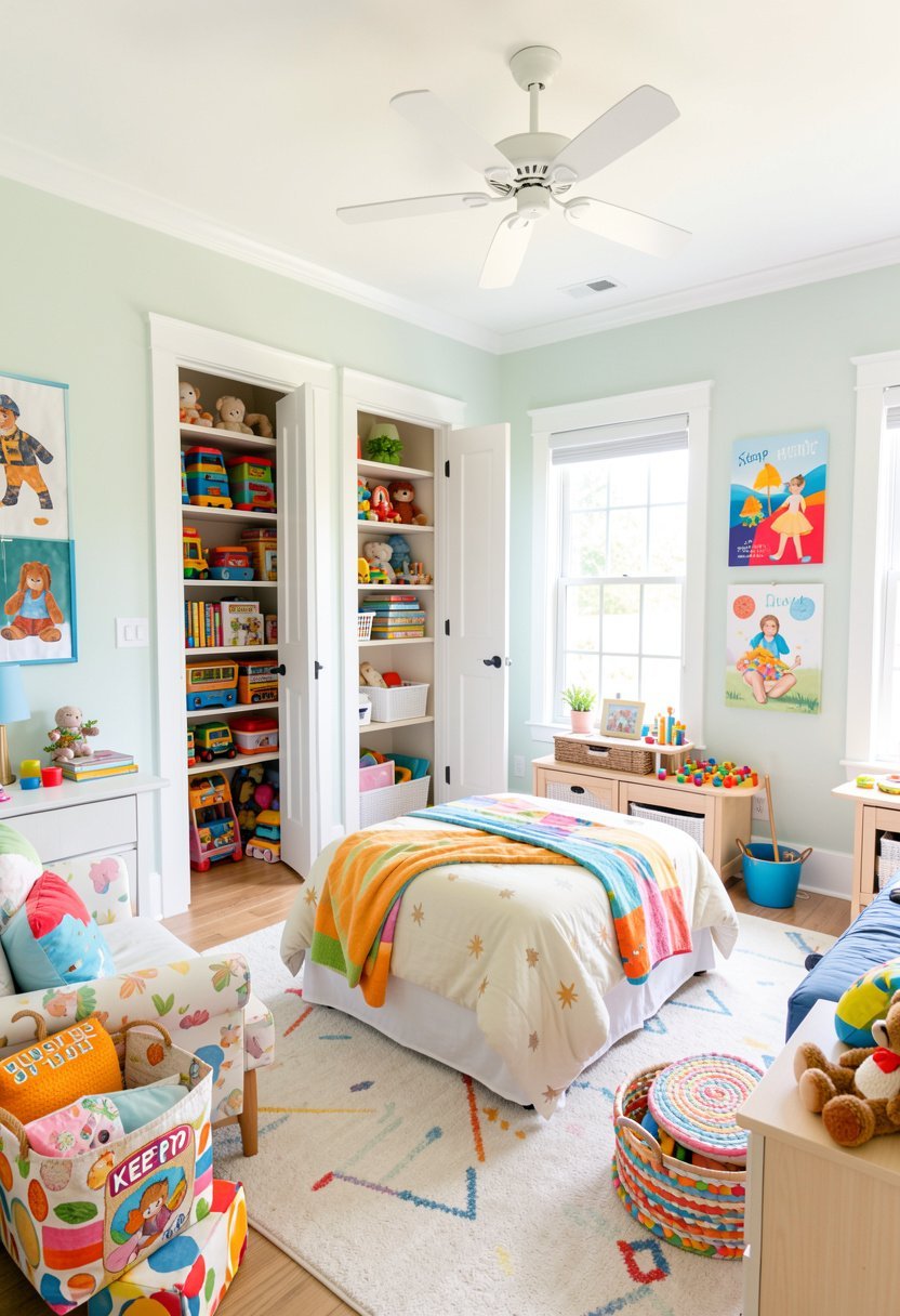 Keep Toy Storage Behind Doors