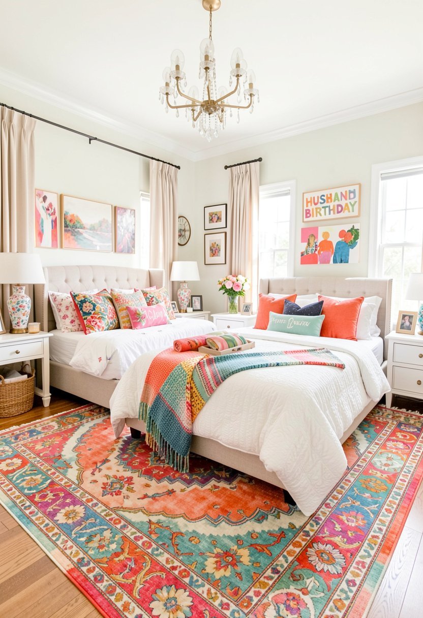 Lay Down a Large Rug