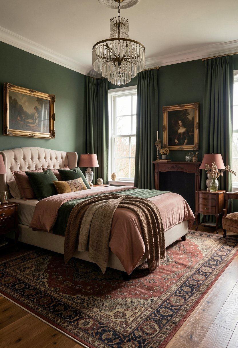 Layer a Vintage Style Rug