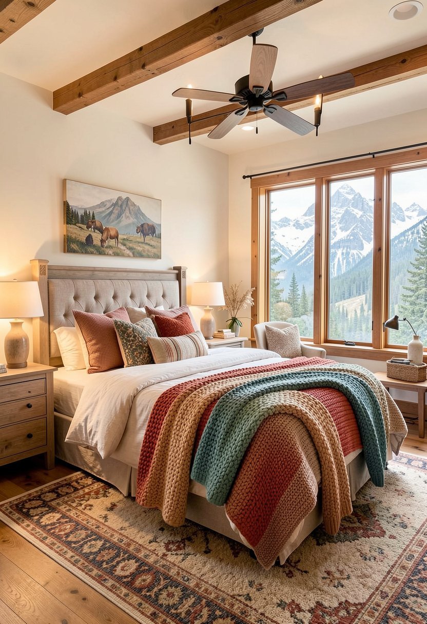 Layer Chunky Knits On Your Bed