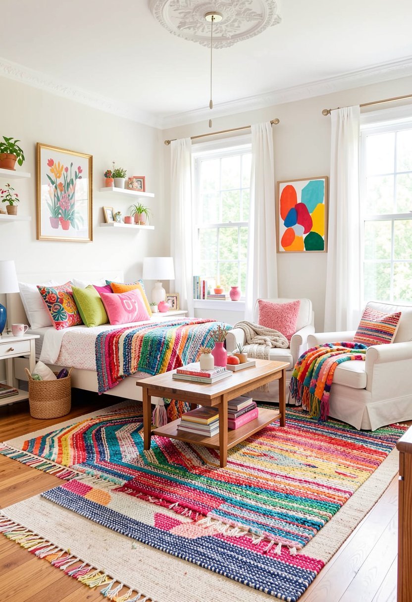 Layer Different Rug Textures