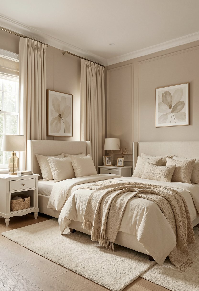 Layer Different Shades of Cream