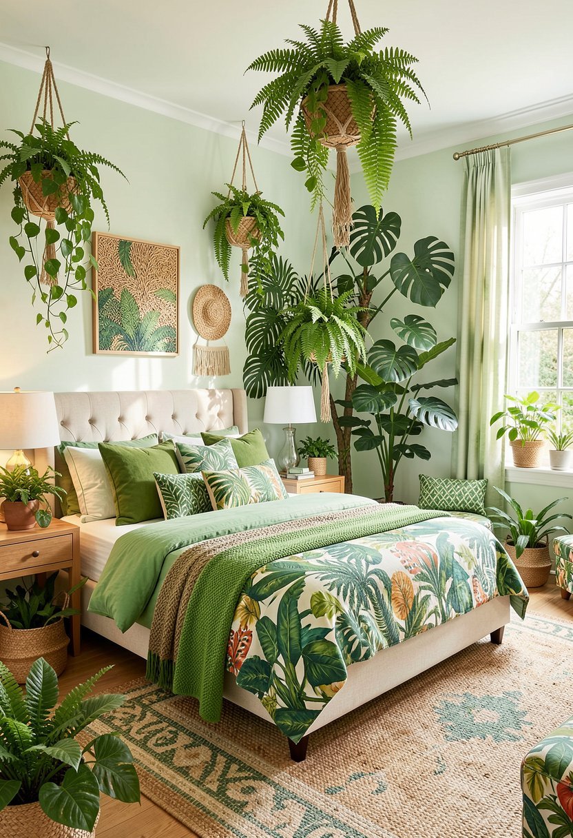 Layer Different Textures of Green