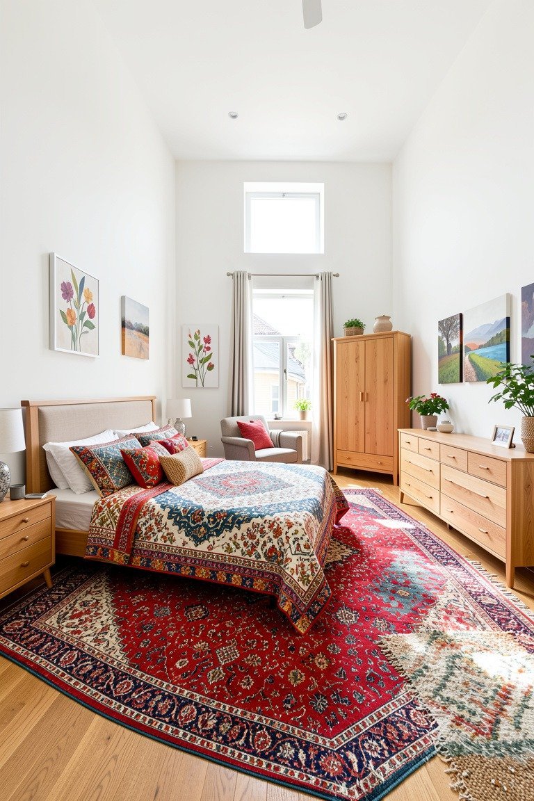 Layer Rugs for Texture