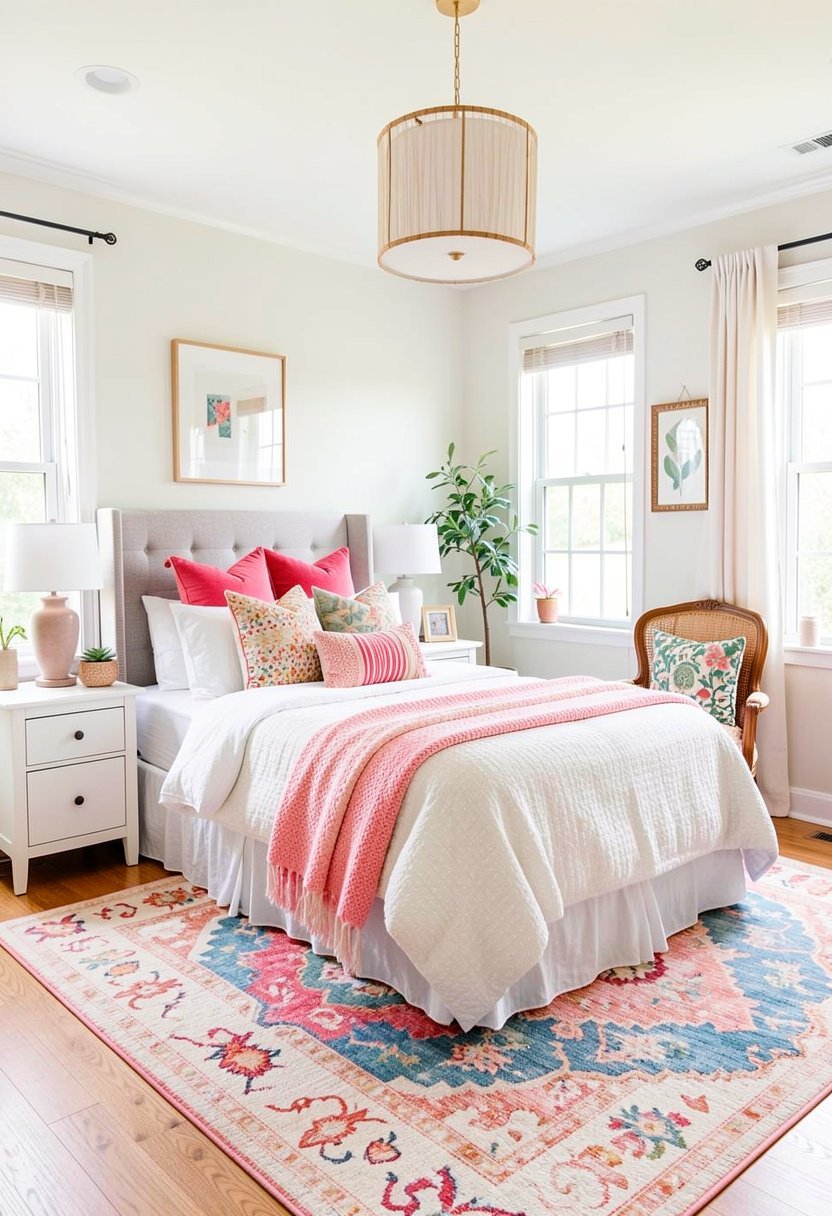 Layer Soft Rugs Under Your Bed