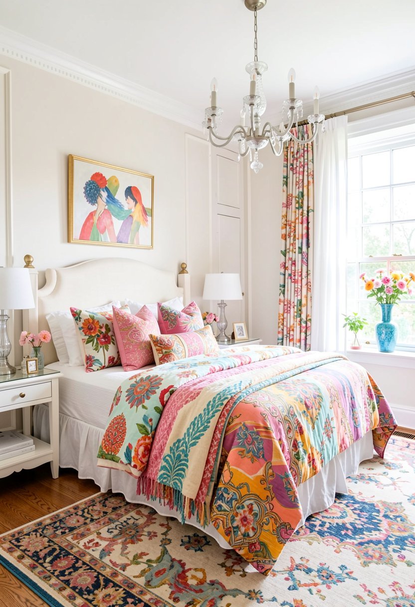 Layer Your Bedding Textiles