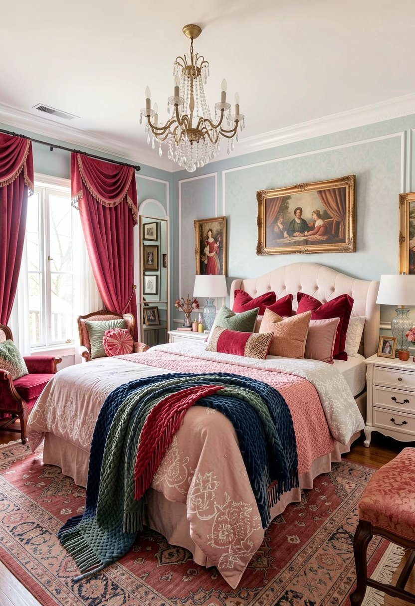 Layer Your Bedding with Different Fabrics